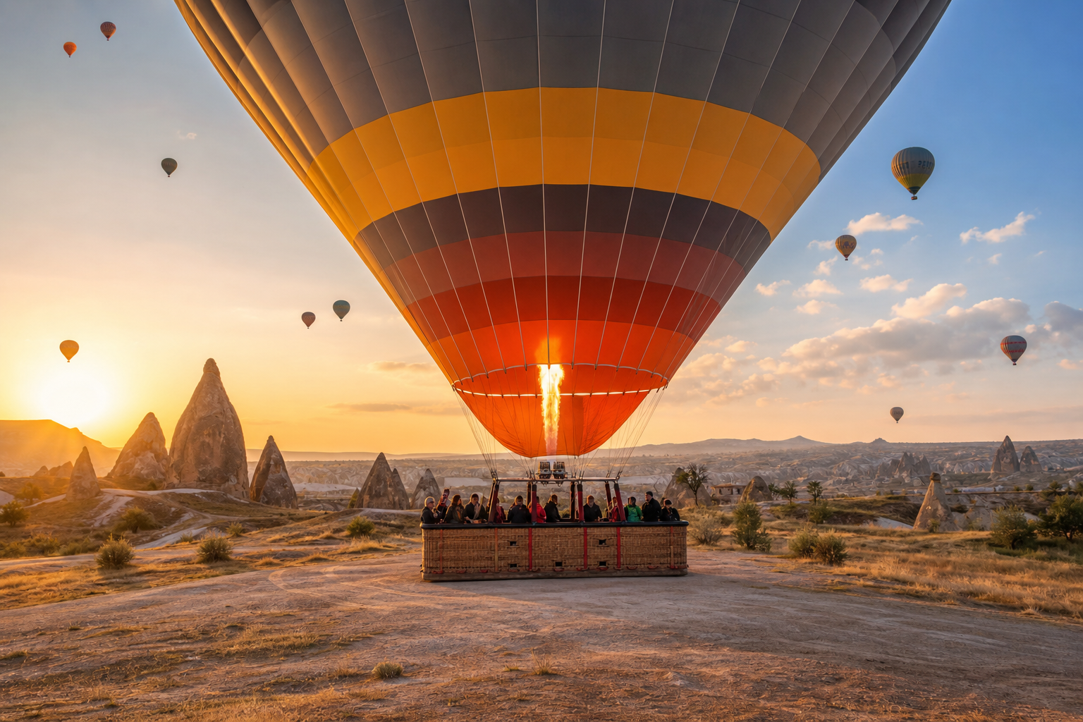 Cappadocia standard hot air balloon flight